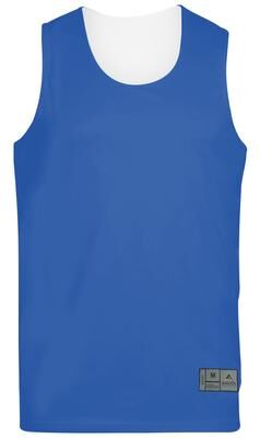 Augusta Sportswear 148 Athletic Reversible Wicking Tank Top in Royal/White size 3XL   Polyester