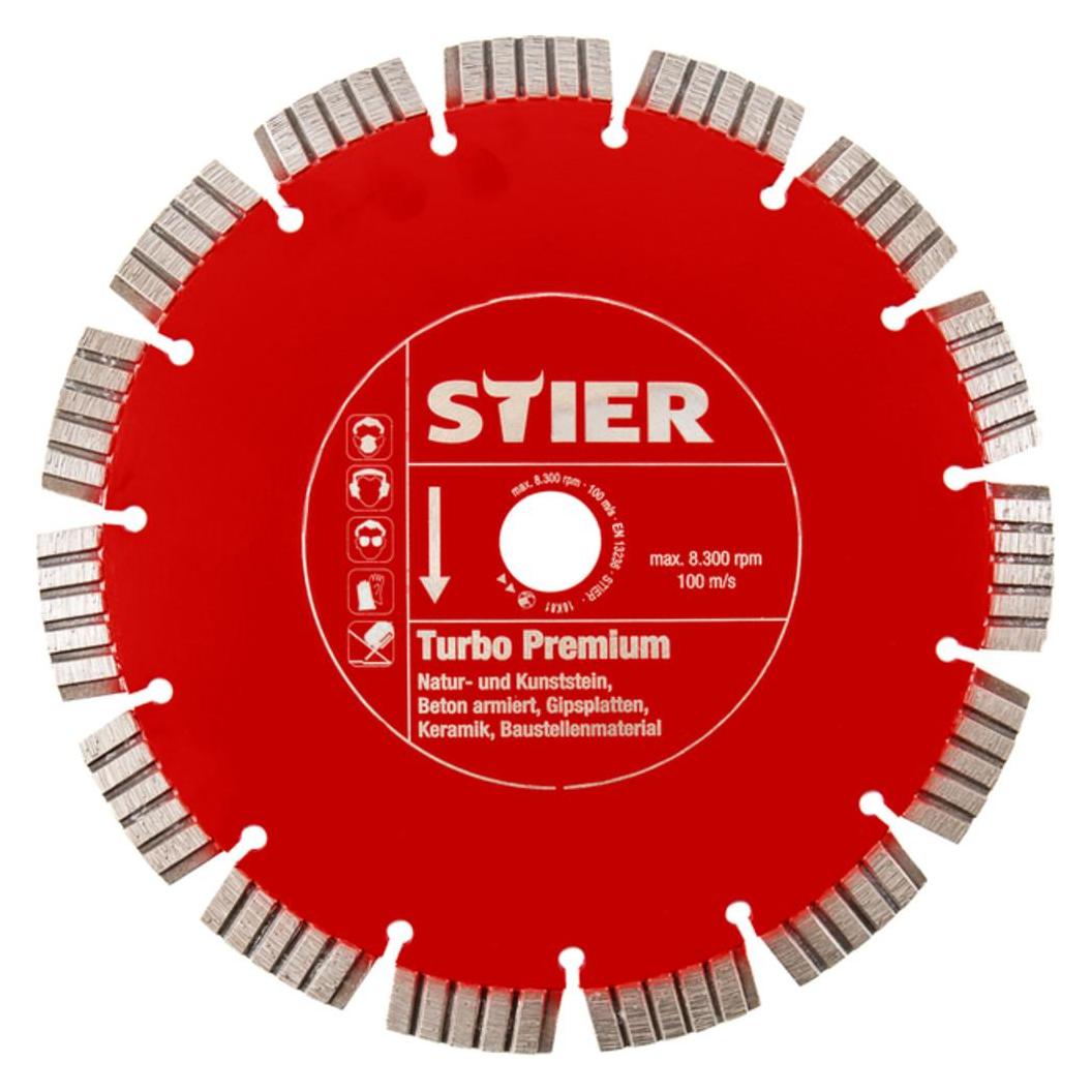 Stier Diamanttrennscheibe Turbo Premium Ø300 mm Bohrung 20 mm (79194232)