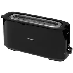 Philips Daily Collection HD2590/90, Toaster, Schwarz