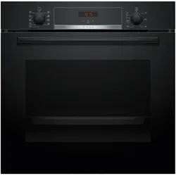 Bosch Hausgeräte HBA534EB3, Backofen Einbau, Schwarz