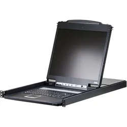 ATEN CL1308N FR KVM-Switch 8-Port, 19"-LCD-Konsole (PS/2-USB, VGA) FR-Layout