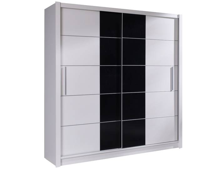Masseno Schiebetürenschrank HELDEN 204,4/215/62,5cm 2-türig Weiß