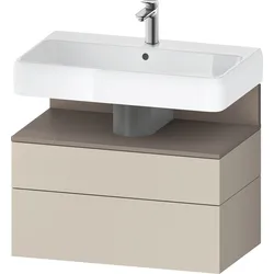 Duravit Waschtischunterschrank wandhängend „Qatego“ 79 × 59 × 47 cm, ohne Beleuchtung