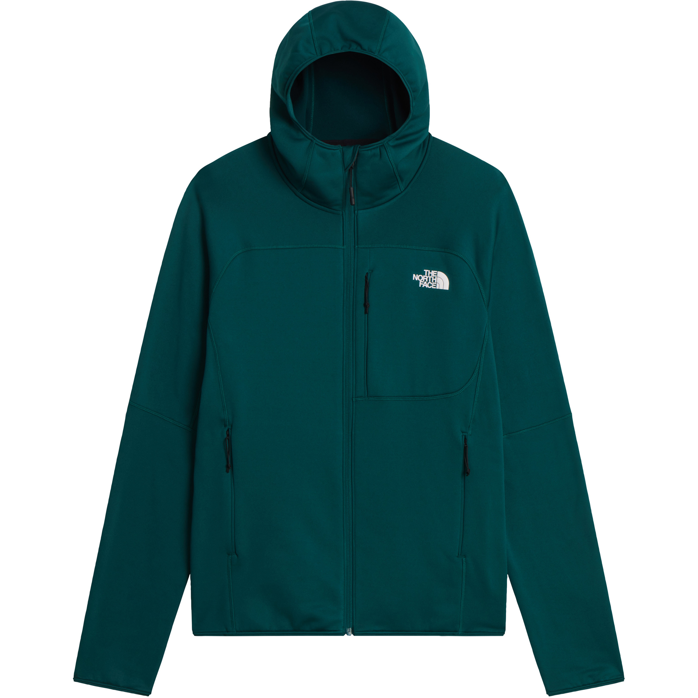 The North Face Polartec Powerstretch Meteora Herren Hoodies tuerkis Größe L Trekking Elastisch Polartec
