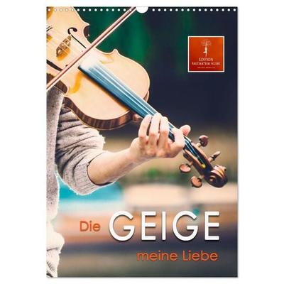Die Geige meine Liebe (Wandkalender 2027 DIN A3 hoch), CALVENDO Monatskalender