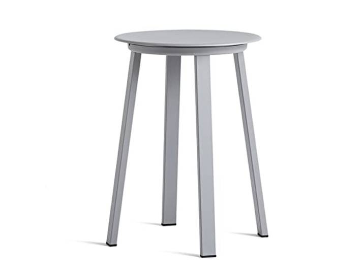 Hay Revolver Stool Hocker aus Pulverbeschichtetem Stahl in der Farbe Sky Grey, Maße: 34cm x 34cm x 48,5cm, 400017-1509000