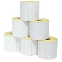 ZEBRA Etiketten Premium Papier - Z-Select 2000D, 57 x 102mm, D127mm, Kern 25mm, 700 Etiketten/Rolle, thermodirekt, permanent, - 12 Stück