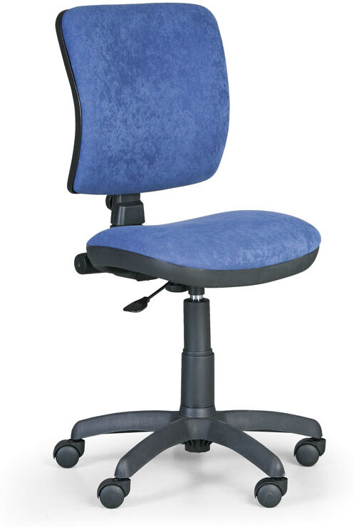 Euroseat Bürostuhl, Schreibtischstuhl MILANO II ohne Armlehnen, blau