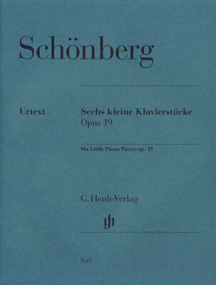 Henle Verlag Schönberg Kleine Klavierstücke