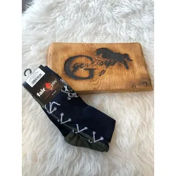 Fairplay Reitstrümpfe Reitsocken INES Navy-olive, size: M