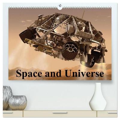 Space and Universe (High Quality Premium Wall Calendar 2027 DIN A2 landscape),CALVENDO 12 Month Wall Calendar