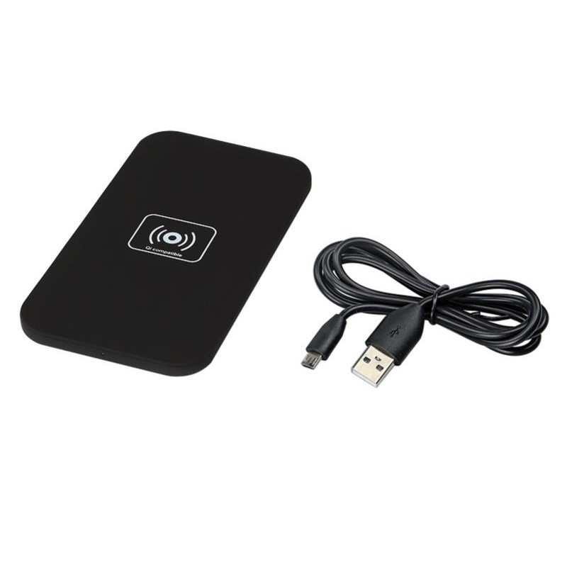 ACV Induktive Qi - Tisch Ladestation schwarz gummiert
