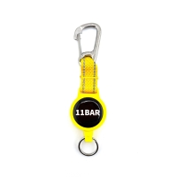 11BAR Retractor mit Edelstahlsehne - 80cm - Gelb
