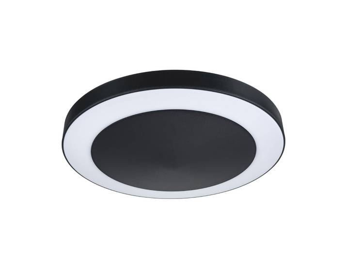 Luminaire d'extérieur LED Circula, anthracite, capteur, IP44 - Paulmann - Moderne - Plastique - Rond