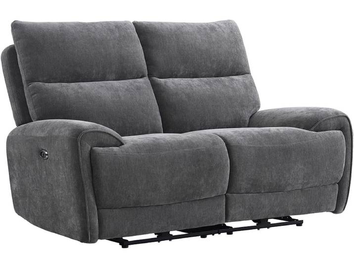 2er Sofa HAVEN Stoff grau