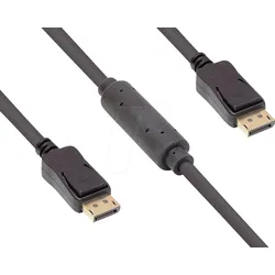 GC 4810-150G - DisplayPort Kabel AKTIV, DisplayPort 1.2 Stecker, 15 m schwarz