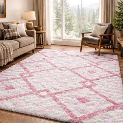 Addison Rugs Premium Washable Super Soft Geo Sinai Dream Shag Rug
