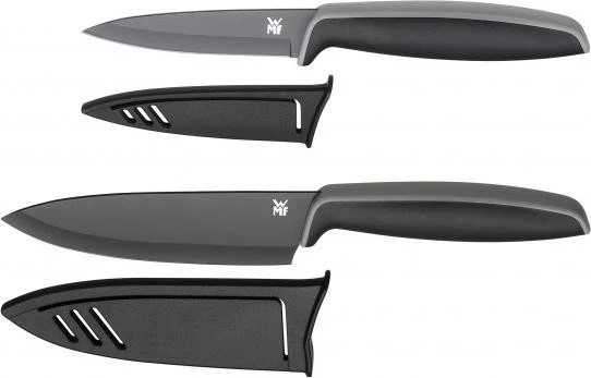 WMF Küchenmesserset, 2-teilig, schwarz Touch 1879086100, 2 Stk