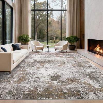 Garvee Modern Colorful Abstract Area Rug