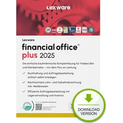 Lexware financial office plus 2025 "unbegrenzte Laufzeit" Download Buchhaltung
