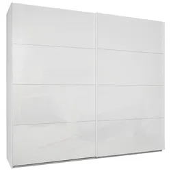 Schwebetürenschrank Lago in Weiß ca. 251x222x60cm