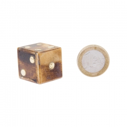holzspielerei Bone-Würfel 2,5 cm - einzeln 281228