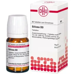SILICEA D 3 Tabletten 80 St