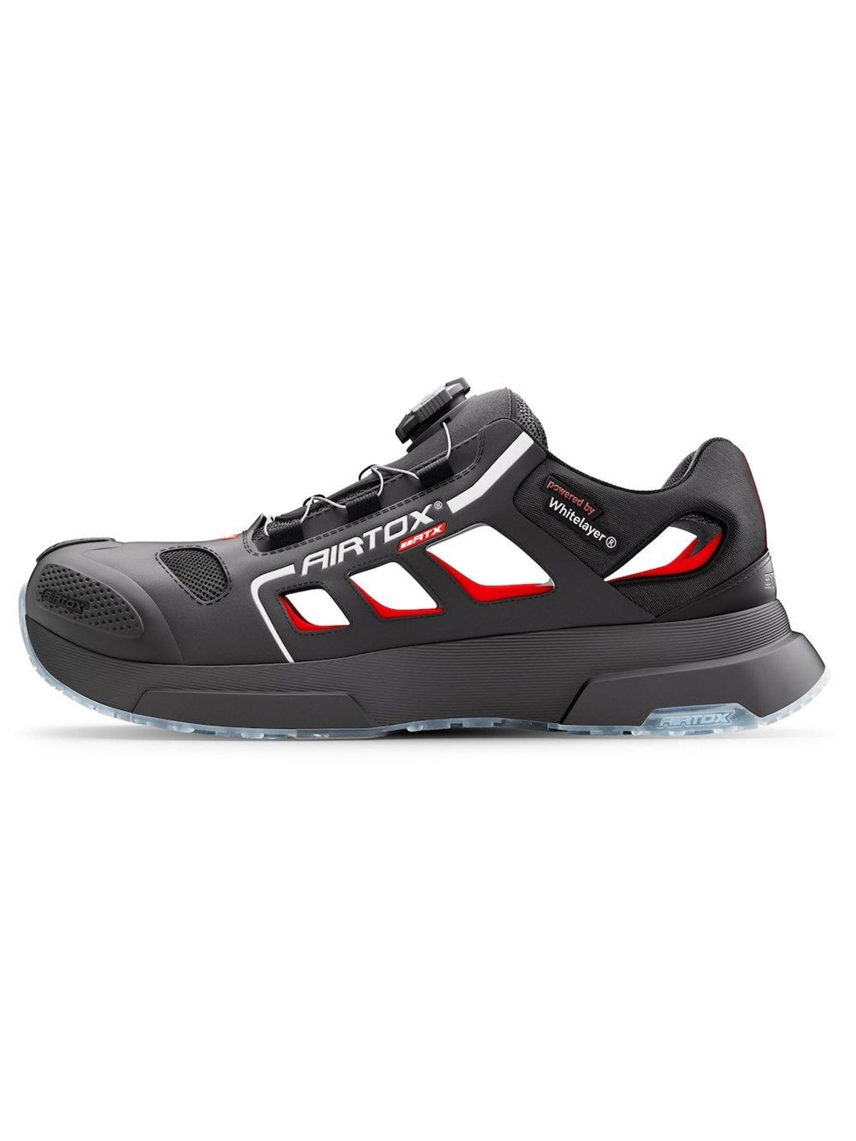 AIRTOX FS22 Sicherheitssandale ATX, schwarz/rot - Gr. 36