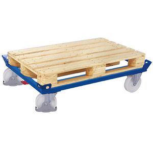 VARIOfit Paletten-Fahrgestell sw-870.400, 1210 x 810 mm, Polyamid-Rollen, Tragkraft 1050 kg