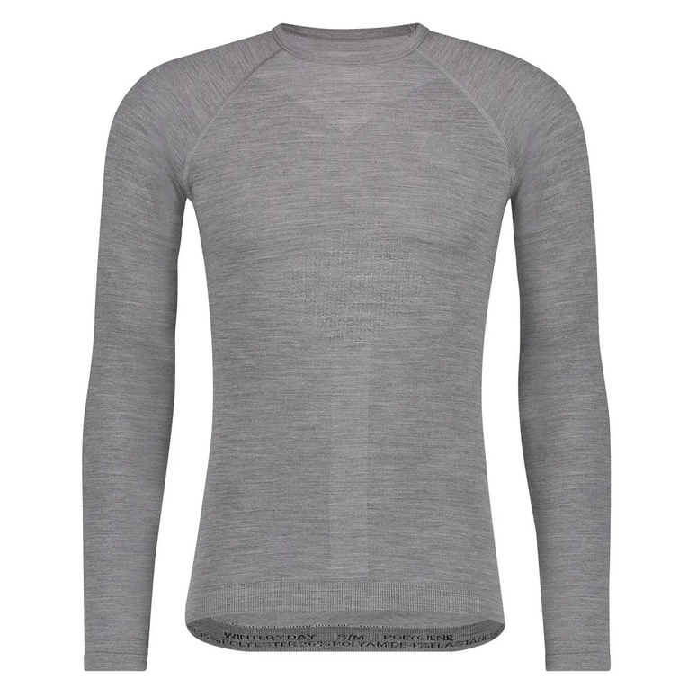 AGU Maglia intimo lana  WINTERDAY merino manica lunga unisex grigio