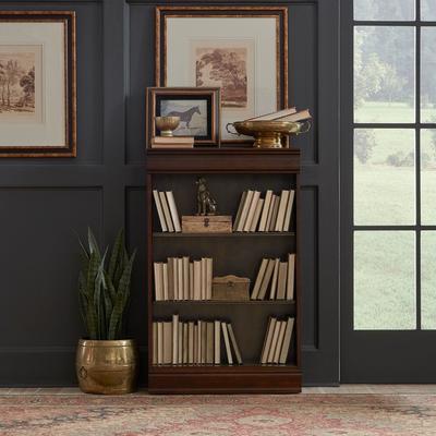 Liberty Furniture "Brayton Manor Cognac Jr Executive 48 Inch Bookcase - Width 30"" x Depth 13"" x Height 48"""