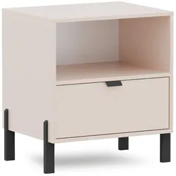 NACHTTISCH Cortina mit 1 Schublade, Sandbeige
