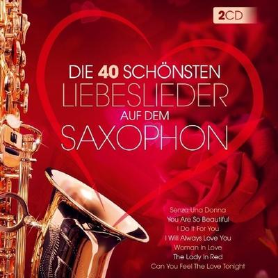 Die 40 schönsten Liebeslieder a.d.Saxophon-Instr. - Lui Martin, CD, 9003549552352