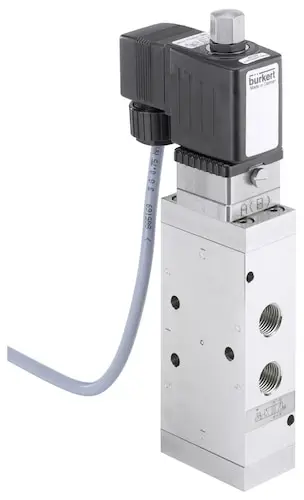 Bürkert Magnetventil 350471 6519 24V G 1/4 Nennweite (Details) 9mm 1St.