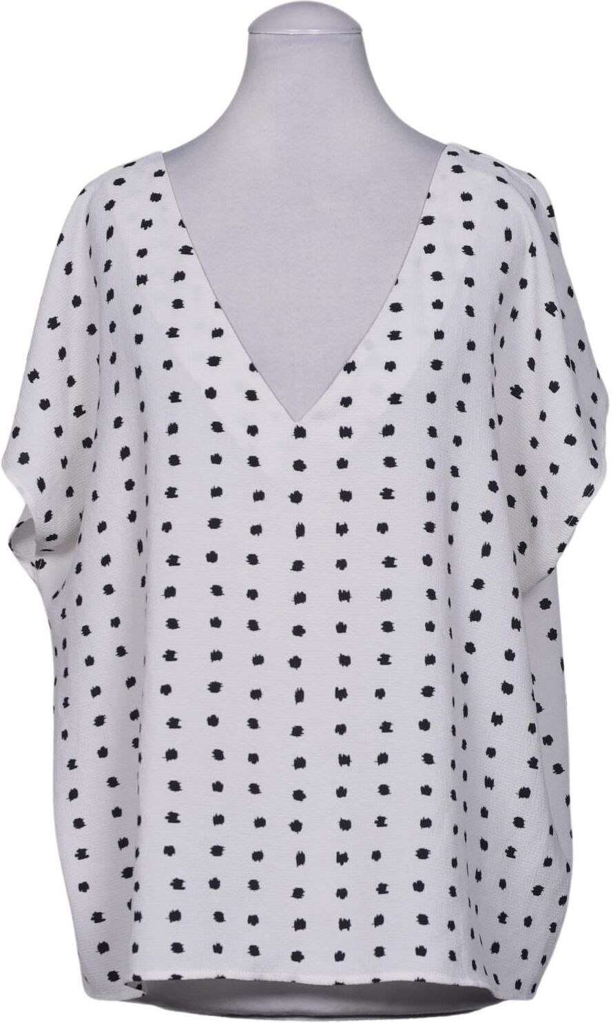 Forever 21 Damen Bluse, Weiß, Gr. M, Synthetik / Elasthan - Second Hand