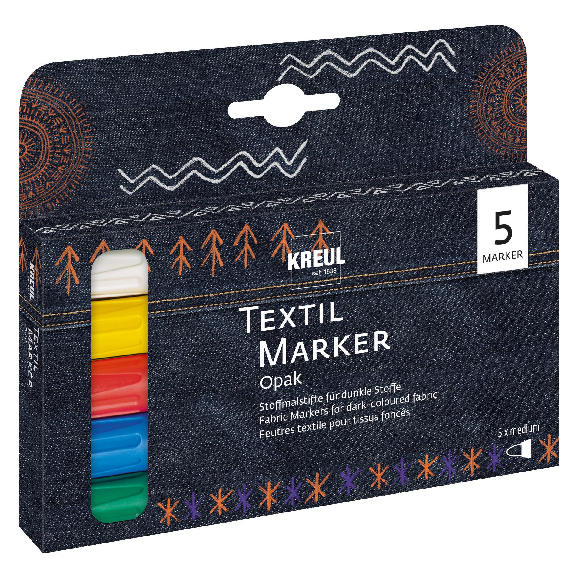 Kreul Texi Mäx Opak Starter-Set (5x) (92750)