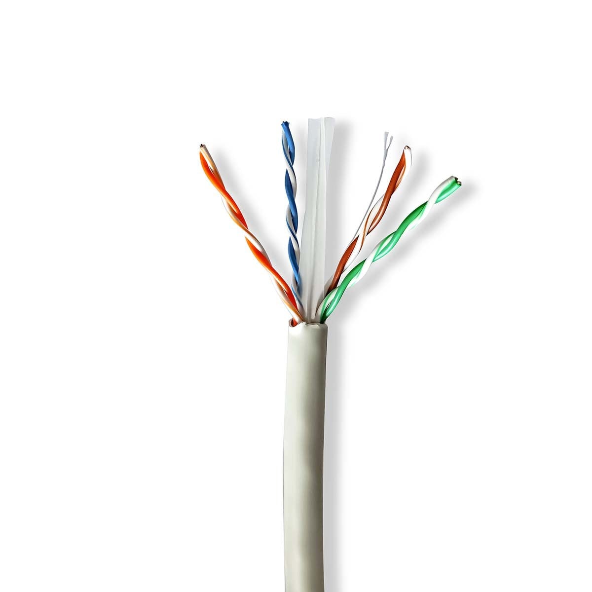 Nedis CCBG8525GY305S Cat6 U/UTP Netwerkkabel, 305 meter, grijs