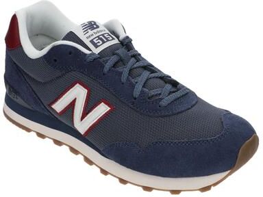 New Balance 515 (Men's) Athletic in Vintage Indigo/Sea Salt/Podium Red, Size 8 D, Fabric