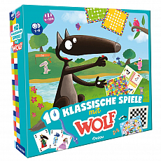 Auzou 10 klassische Spiele mit Wolf - deutsch 301353