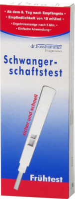 dr.bosshammer Pharma GmbH SCHWANGERSCHAFTSTEST Frühtest 1 St 04900002