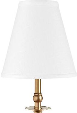 Couture Buffet Lamp Shade - Tapered White Linen - Ballard Designs