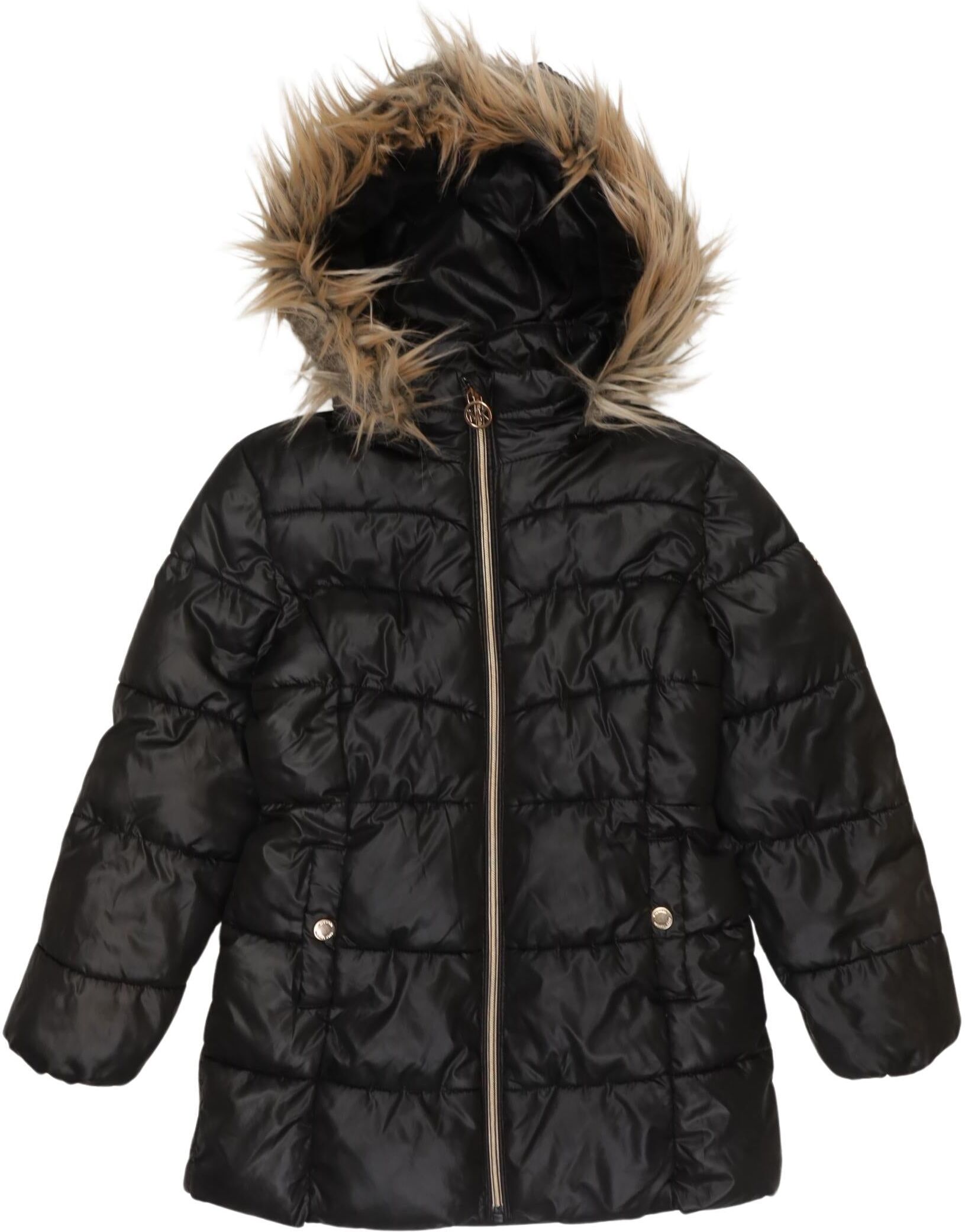 Michael Michael Kors Mädchen Jacke oder Mantel, Schwarz, Gr. EU 116, Synthetik - Second Hand