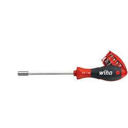 Wiha Magazin-Bithalter 8-tlg. im Soft-Finish Griff 32901 Bit-Set 1/4 (6.3 mm)