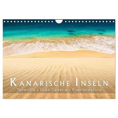 Die Kanarische Inseln Teneriffa, Gran Canaria und Fuerteventura (Wandkalender 2027 DIN A4 quer), CALVENDO Monatskalender