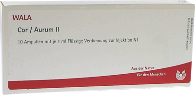 WALA Heilmittel GmbH COR/AURUM II Ampullen 10X1 ml 01223707