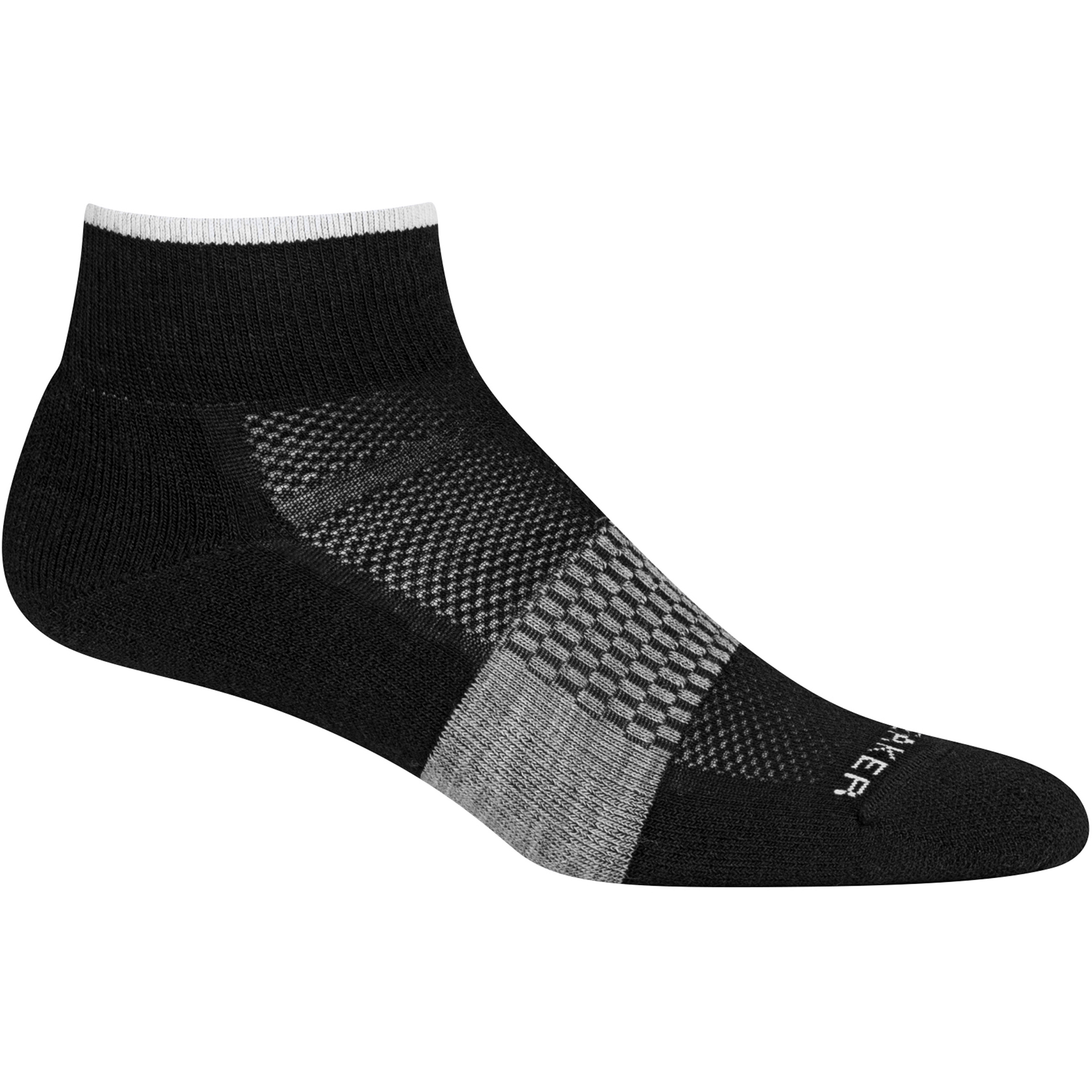 Icebreaker Multisport Light Mini Damen Fahrradsocken schwarz Größe 38 Trekking Widerstandsfähig Merinowolle