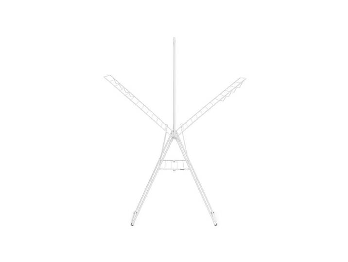 Wäscheständer BRABANTIA 25m HANGON , weiss (weiß), B:66,1cm H:98,9cm T:6,2cm, Stahl, Wäscheständer, Wäscheständer