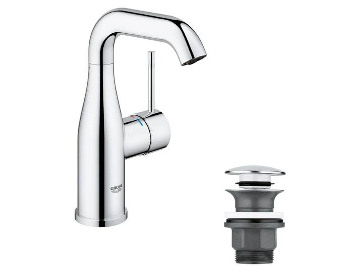 GROHE Essence Mitigeur monocommande Lavabo Taille M - Chromé - 23798001