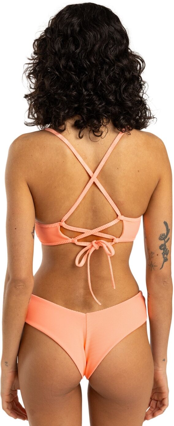 Bikini-Hose BILLABONG "Tanlines Fiji", Damen, Gr. L, orange (peach tart), Obermaterial: 91% Polyester, 9% Elasthan., Badehosen Bikini-Hose peach tart L