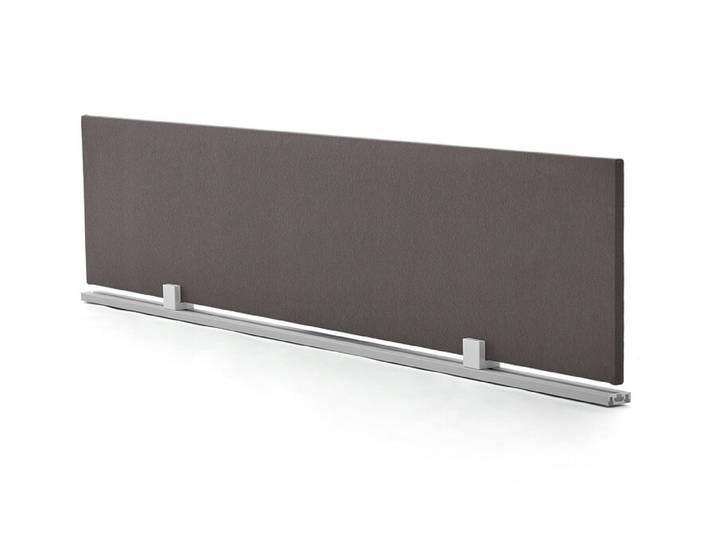 Schreibtisch-Trennwand braun, Designer Frezza, 180x38.5x2 cm